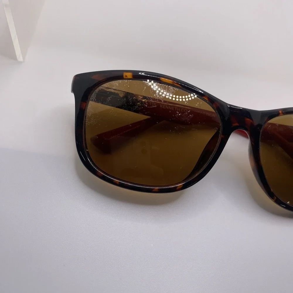 Kenneth Cole Reaction Sunglasses FRAME ONLY KC2408 57-17-135 Brown Tortoise 815